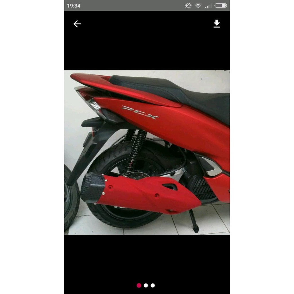 sparepart/Aksesoris Motor cover knalpot all pcx