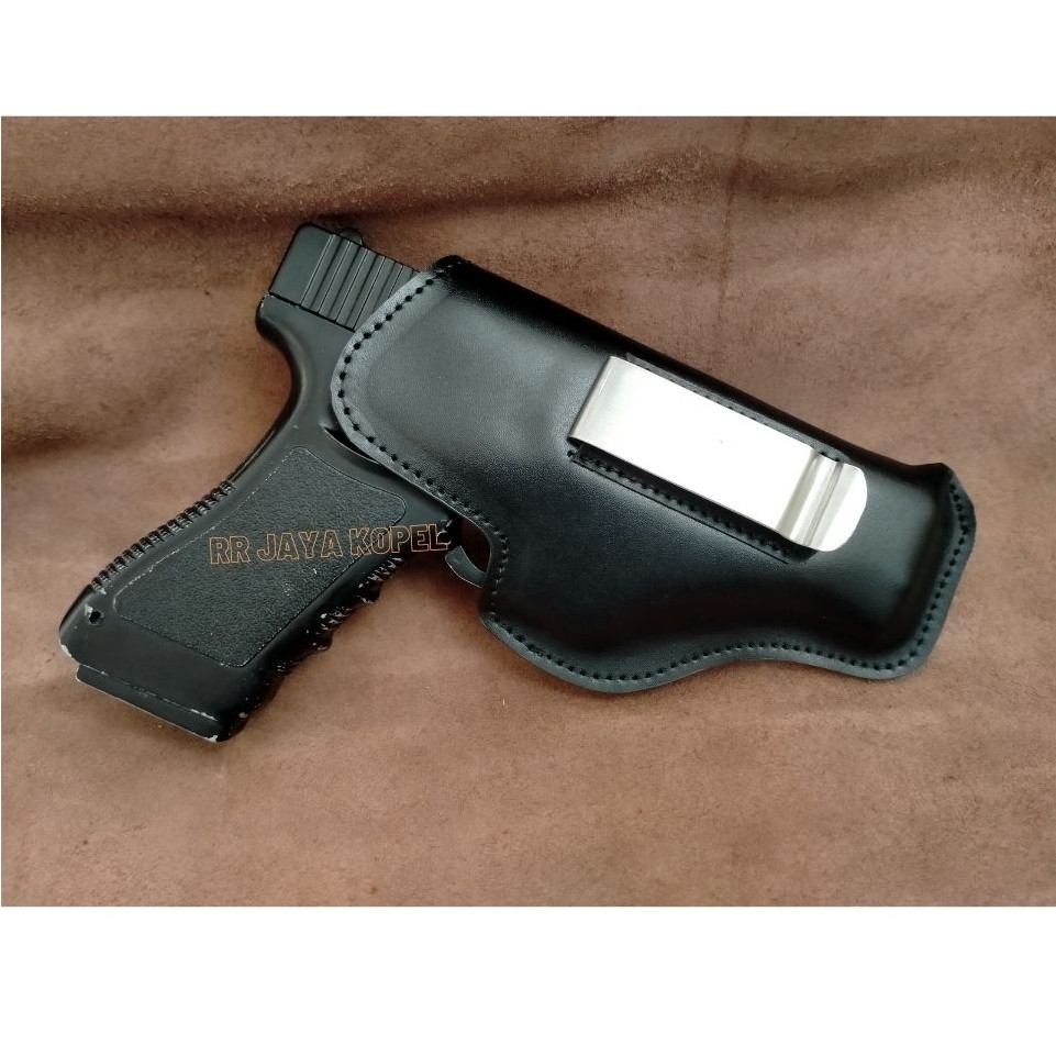 Holster Kulit Sarung Pistol Kulit Asli Sapi Ori