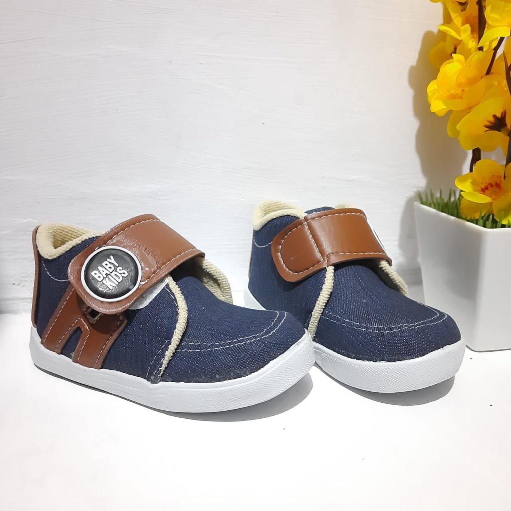 mandirishoestore-SEPATU SNEAKER DENIM ANAK 1-6 TAHUN CAY09