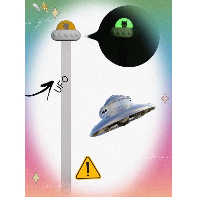 

Pembatas Buku Unik / Bookmark Edisi Ufo Imut Lux Limited Terlaris