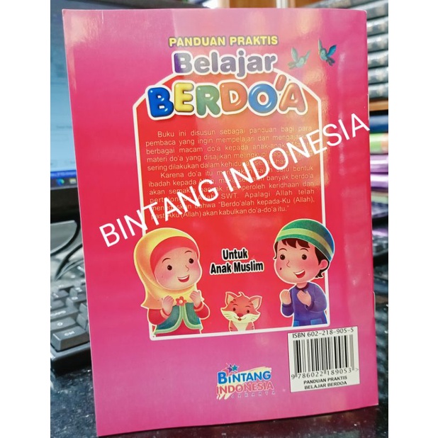 Buku Belajar Berdoa, Untuk Anak Muslim