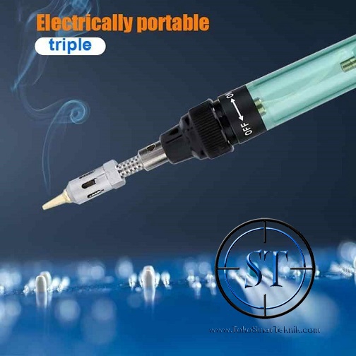 12 in 1 Butane Gas Electric Set Soldering Iron MT-100 Blow Torch Iron Pen High Quality Butan Solder Set Pemanas