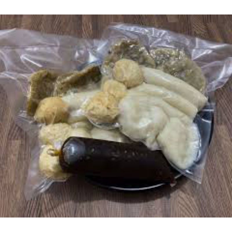

pempek palembang ikan tenggiri 100% pkaet isi 5 pcs
