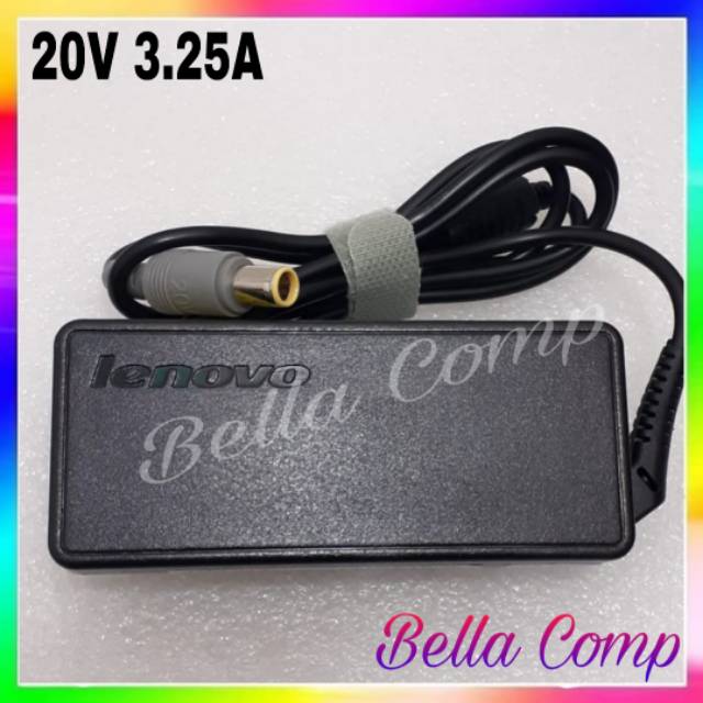 ADAPTOR Charger laptop Lenovo T410 T420 T430 X230 X220 20V-3.25A Jarum Original