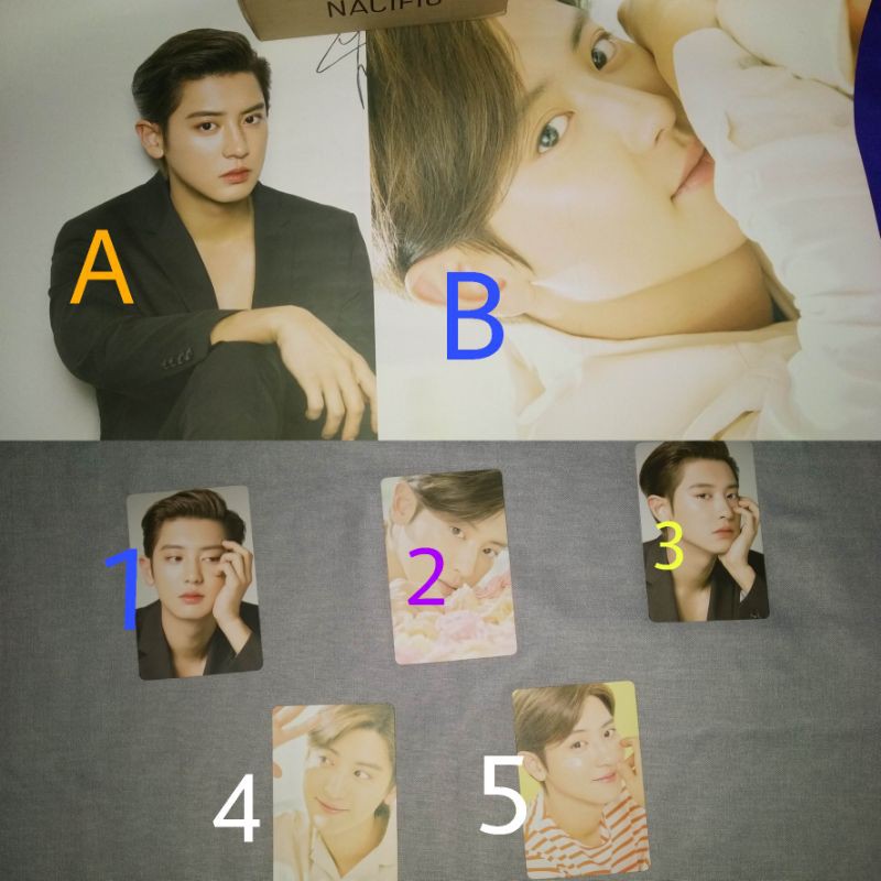 Photocard-Poster Nacific X CHANYEOL / ALBUM EXO-SC PARADISE VERS