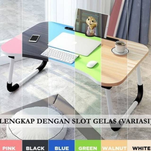  MEJA  LIPAT BELAJAR MEJA  LAPTOP MEJA  KOMPUTER  MEJA  MINI 