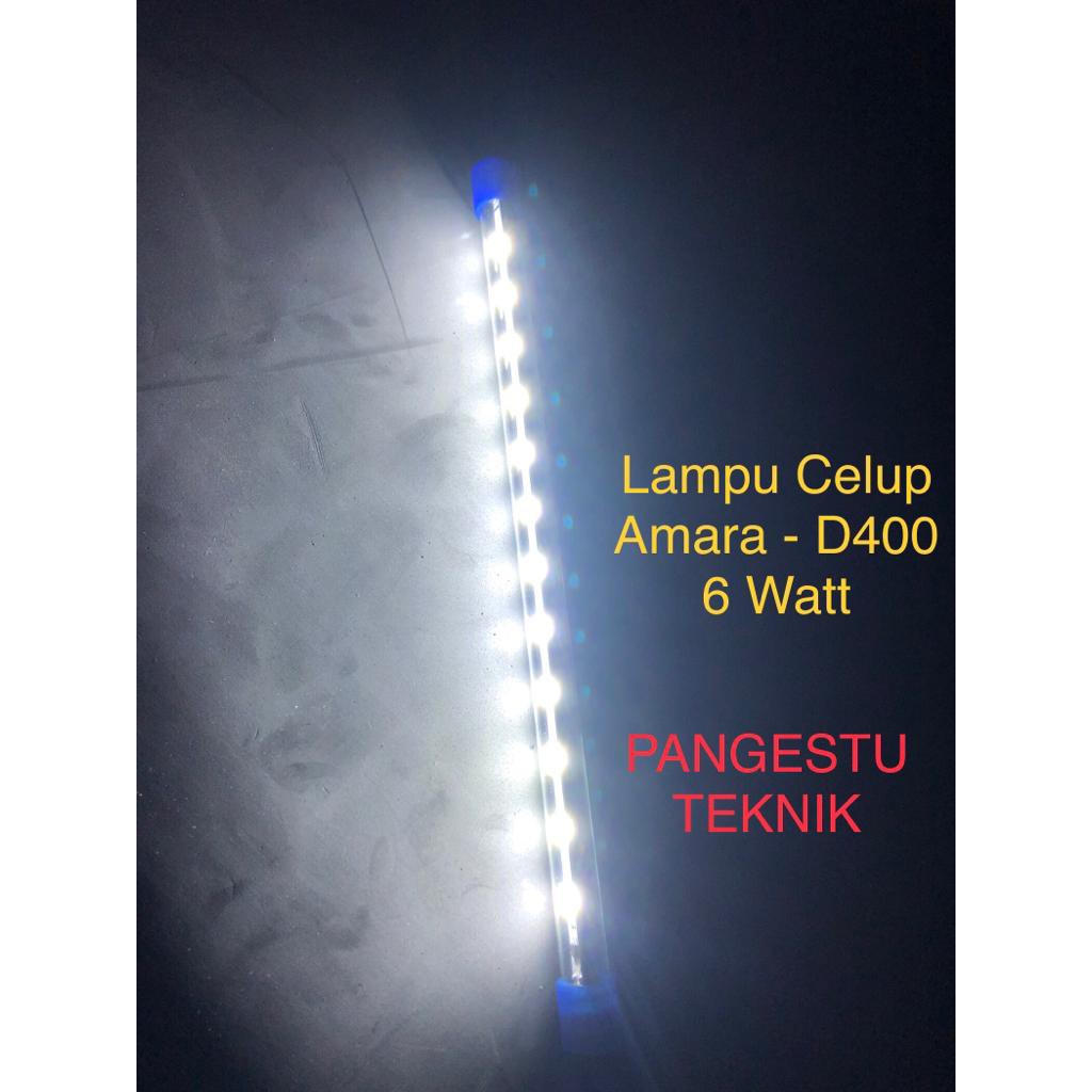 Lampu LED Amara 40 cm / T4 LED D400 6 Watt Lampu Celup Aquarium