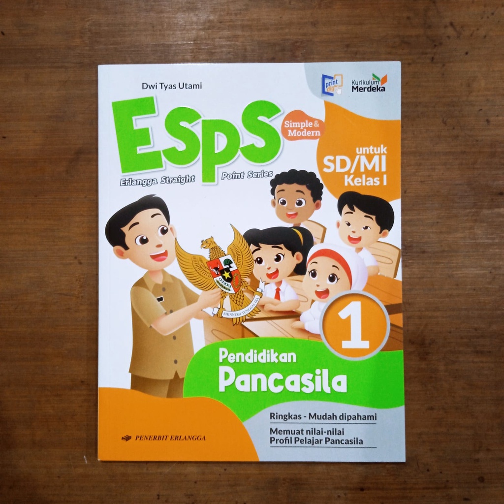 Jual ESPS PENDIDIKAN PANCASILA KELAS 1 SD / MI ERLANGGA DWI TYAS ...