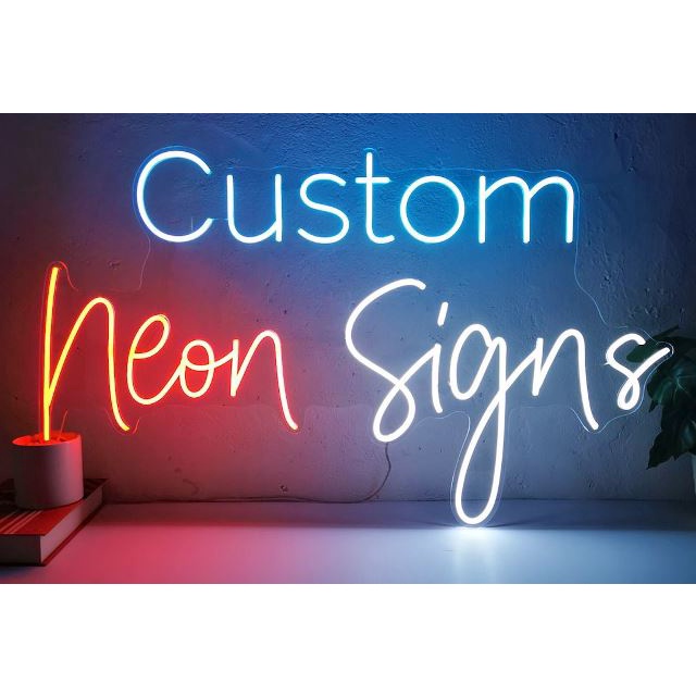 Neon Sign Custom neon flex Led Custom Nama wall decor Hiasan dinding