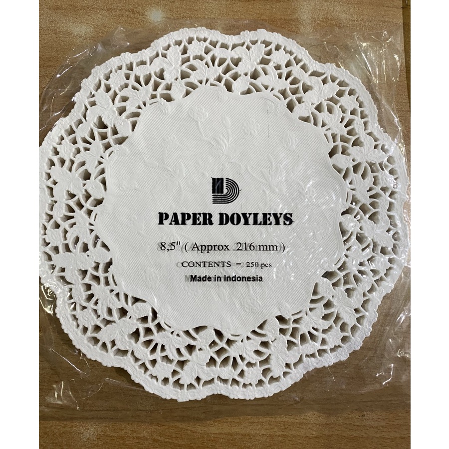 

Doyley paper Diva white 8.5 inch round doiley / kertas tatakan renda