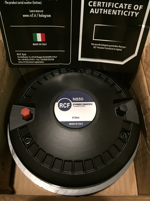 DRIVER RCF N850 TWEETER RCF N 850 SPULL 3 INCH