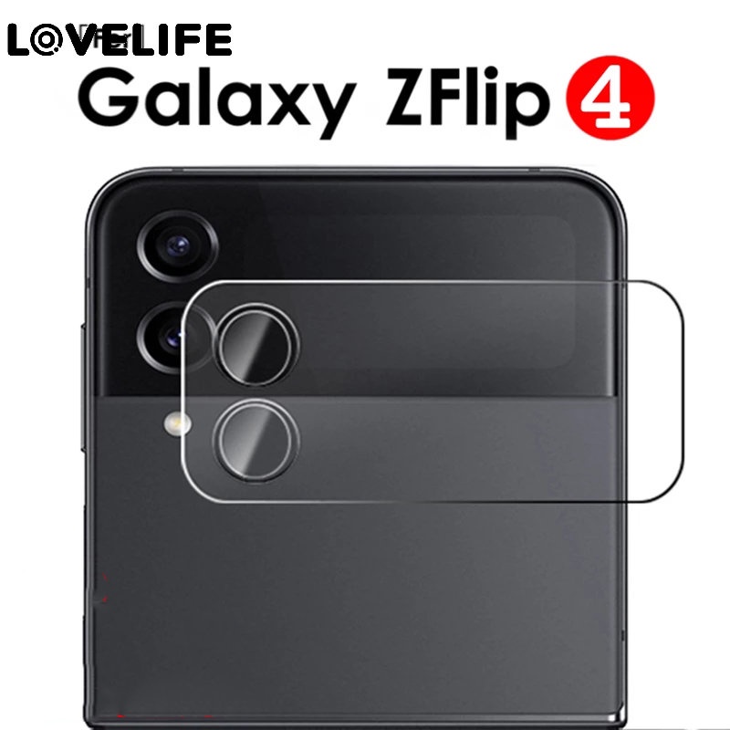 1pc Pelindung Lensa Kamera Tempered Glass Anti Gores Untuk Samsung Z Flip 4