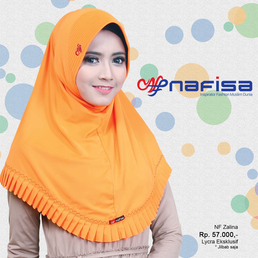 Jilbab Instan Rempel Nafisa Zalina - Hijab Khimar casual Kerudung Bergo
