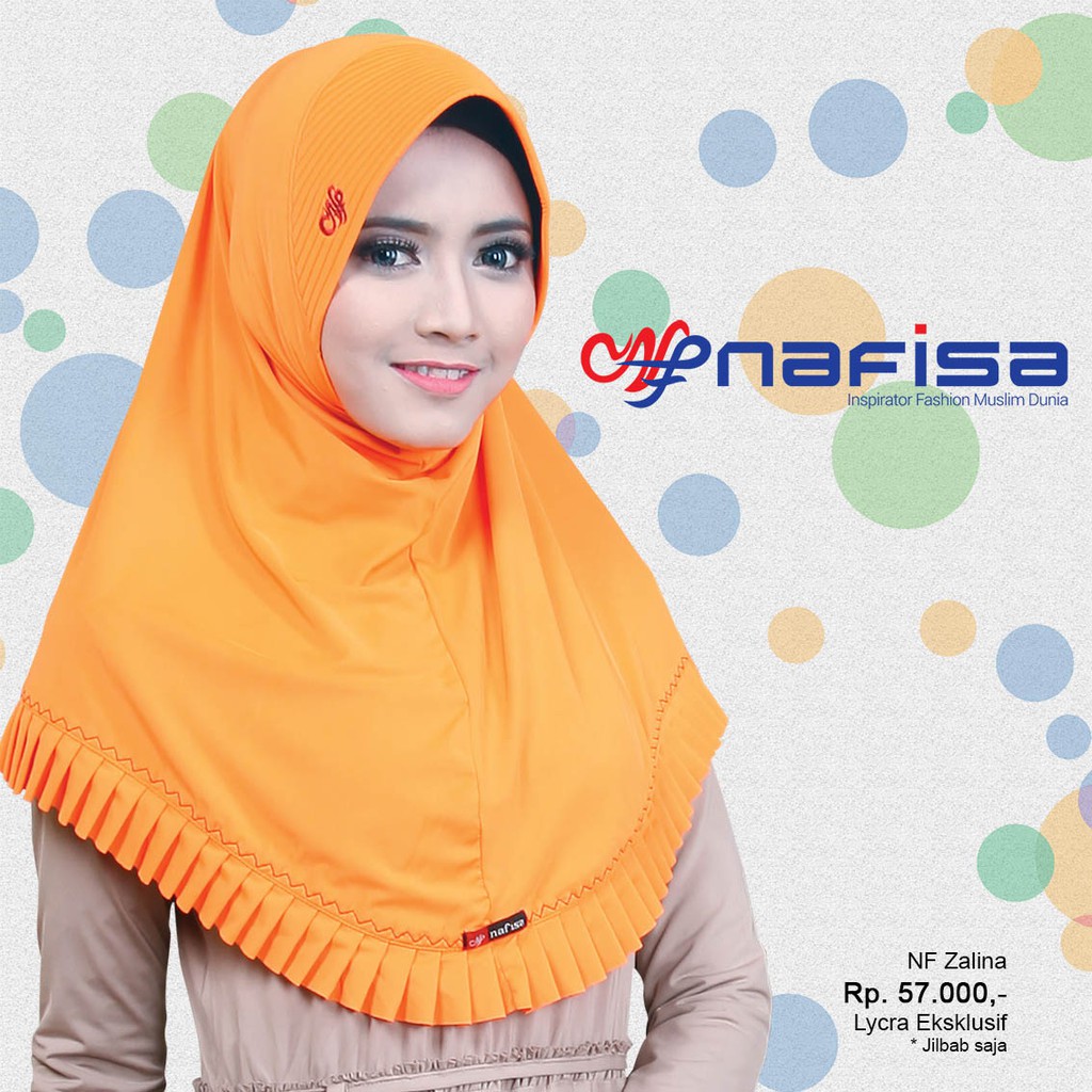 Jilbab Instan Rempel Nafisa Zalina - Hijab Khimar casual Kerudung Bergo