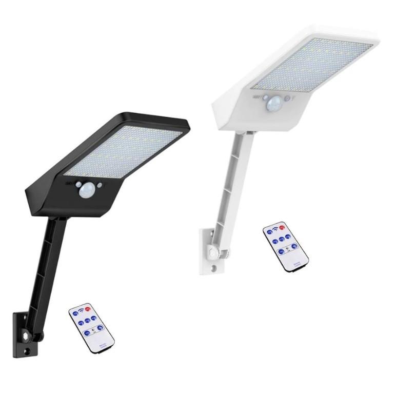 Lampu Solar Tenaga Surya Sensor Taman Dinding 48 LED AE733