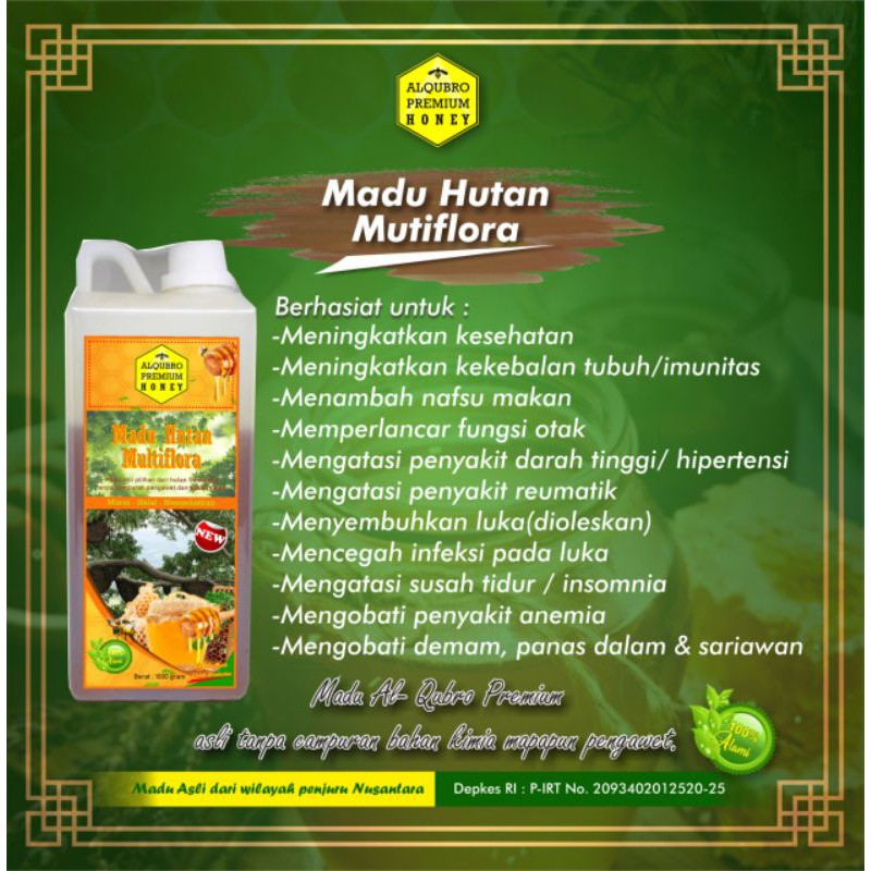 

Alqubro Premium Honey Madu Hutan Multiflora