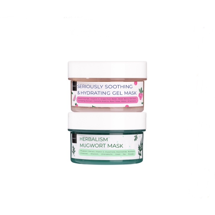 Scarlett Seriously Soothing And Hydrating Gel Mask Masker Perawatan Kecantikan Wajah BPOM Produk 100