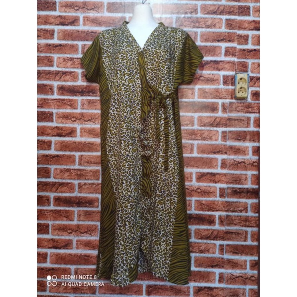 Daster Wanita Terbaru/ Daster Rayon motif Leopard