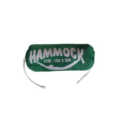 hammock singel ayunan gantung / beban max 150 kg include tali 2 pcs / hamok pohon / hemok / hamock ayunan /hemok / hemock / ayunan gantung-Hijau