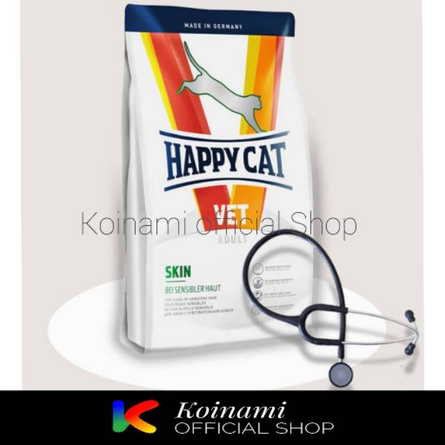 HAPPY CAT VET SKIN 1 kg / MAKANAN KUCING HAPPYCAT UNTUK KULIT