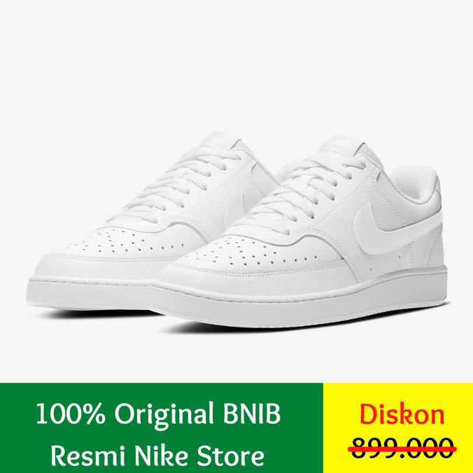 Nike Court Vision Low Next Nature All Triple White BNIB Original