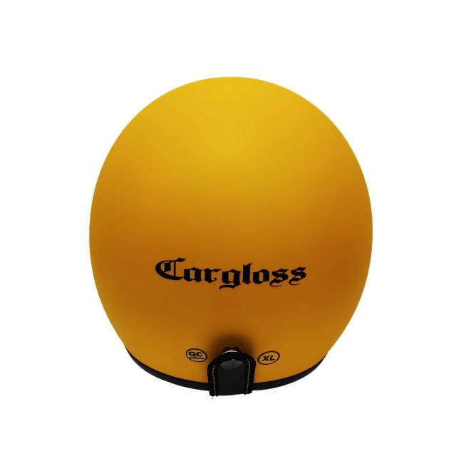 Helm Cargloss Retro Kuning Doff