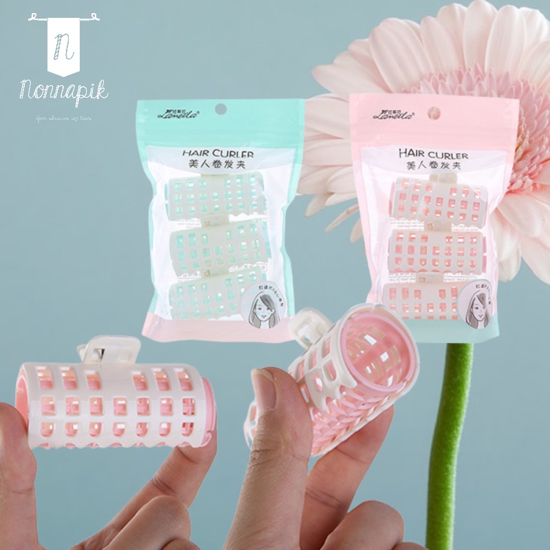 Lameila Medium Hair Roller / Roll rambut (3 pack)
