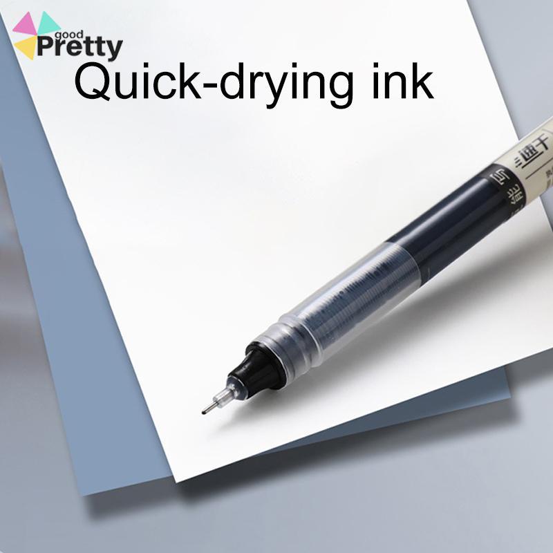 Pulpen Tinta Gel 0.5mm Ujung Lurus Untuk Pelajar / Kantor - PD