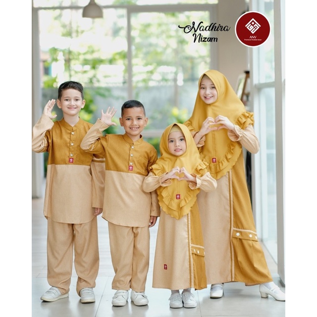 Koko/gamis anak couple ANV (size Kids)