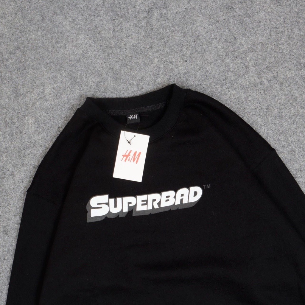 SWEATER CREWNECK H&amp;M SUPERBAD PREMIUM FULLTAG &amp; LABEL