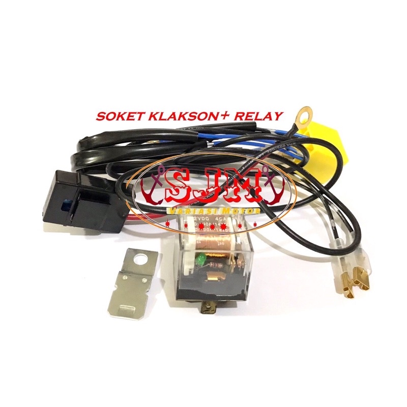 klakson keong double universal klakson keong isi 2pc relay dll