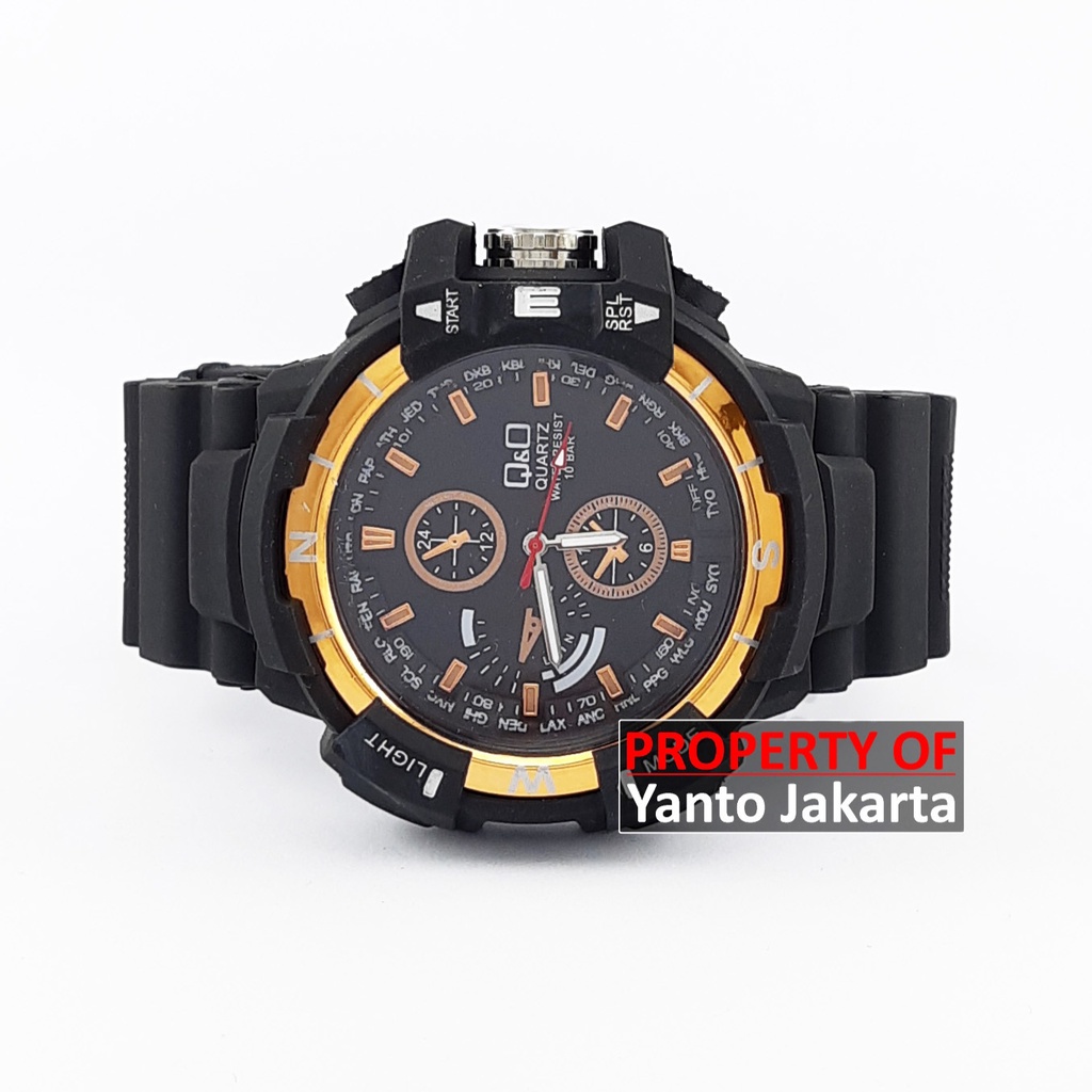 JAM TANGAN PRIA ANALOG BAHAN RUBBER TERBARU