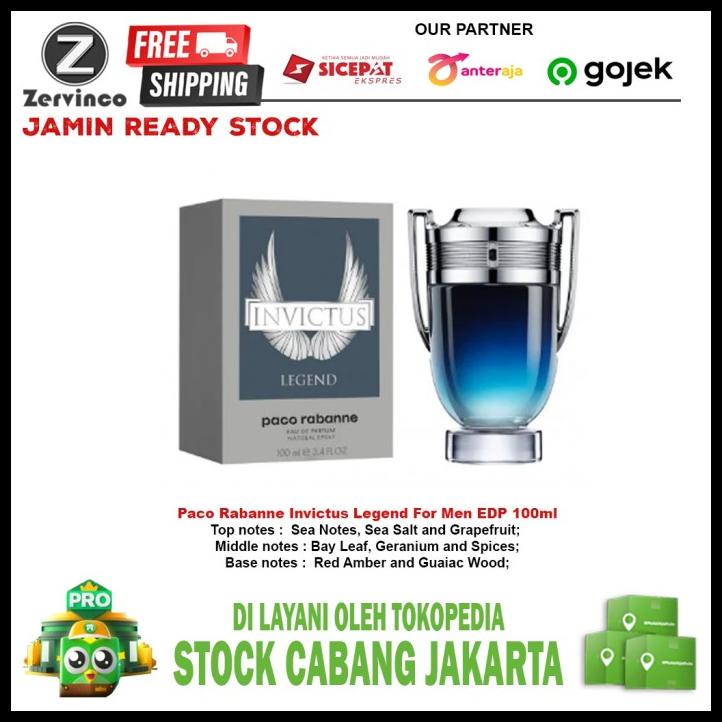 Paco Rabbane Invictus Legend For Men Edp 100Ml Termurah
