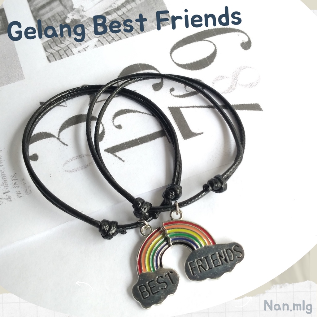 1pasang Gelang Best Friend Gelang Pasangan Sahabat Gelang Couple