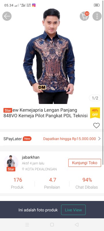 New Kemejapria Lengan Panjang 848vo Kemeja Pilot Pangkat Pdl Teknisi P Ke 4029ys Kemeja Batik Pria A