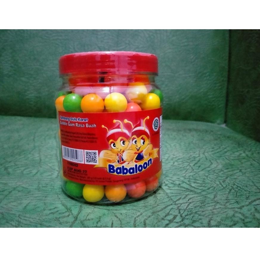 

[KODE PRODUK 88Z] PERMEN KARET BUAH BABALOON 450g (125x3.6g)