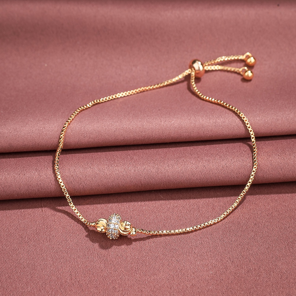 ✅COD gelang wanita titanium anti karat mewah rose gold gelang korean style aksesoris wanita gelang D367