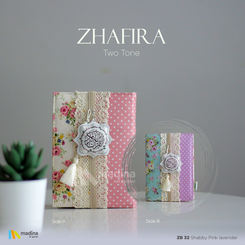 Al-Quran Madina Zhafira Two Tone (Cover Bolak Balik) | Tajwid &amp; Terjemah | Pelangi