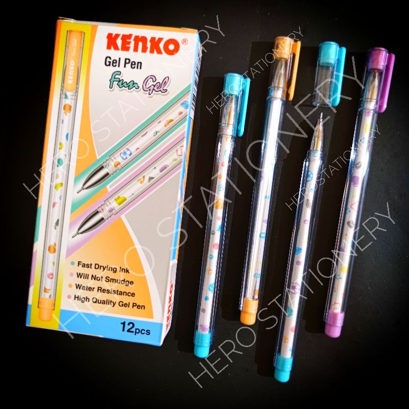 

Pen gel fun gel kenko . 12 unit