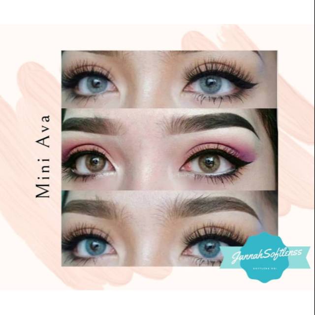 Softlens Mini Ava Grey, Brown, Blue