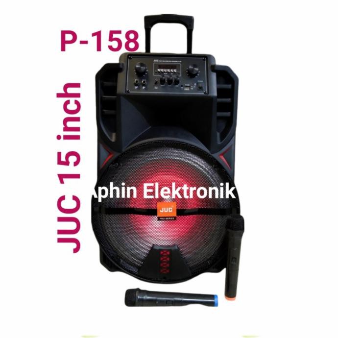 SPEAKER PORTABLE SPEAKER AKTIF JUC 15 INCH P-158 SPEAKER BLUETOOTH SD534EA