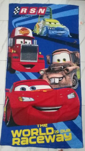 Handuk Karakter handuk jumbo handuk anak souvenir hadiah spiderman car hellokitty mickeymouse batman-6