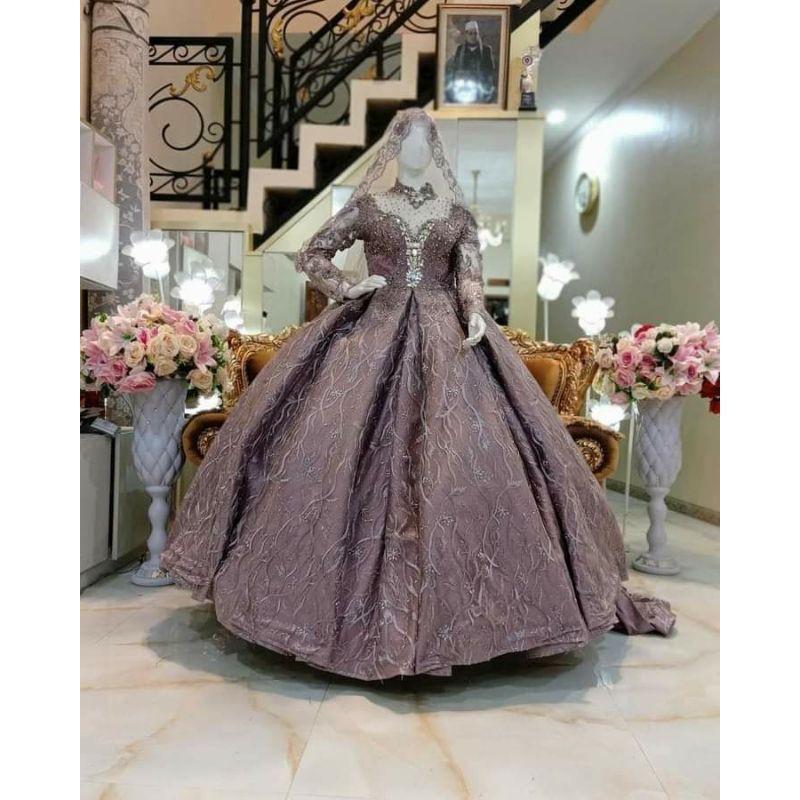 GAUN PENGANTIN BARBIE MEWAH//GAUN WEDDING MODERN//GAUN