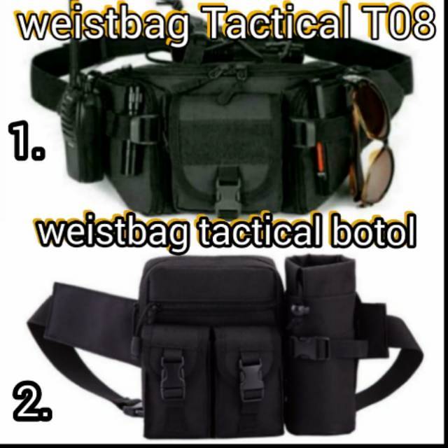 Waist bag army tactikal T08 /waist bag army tactical botol