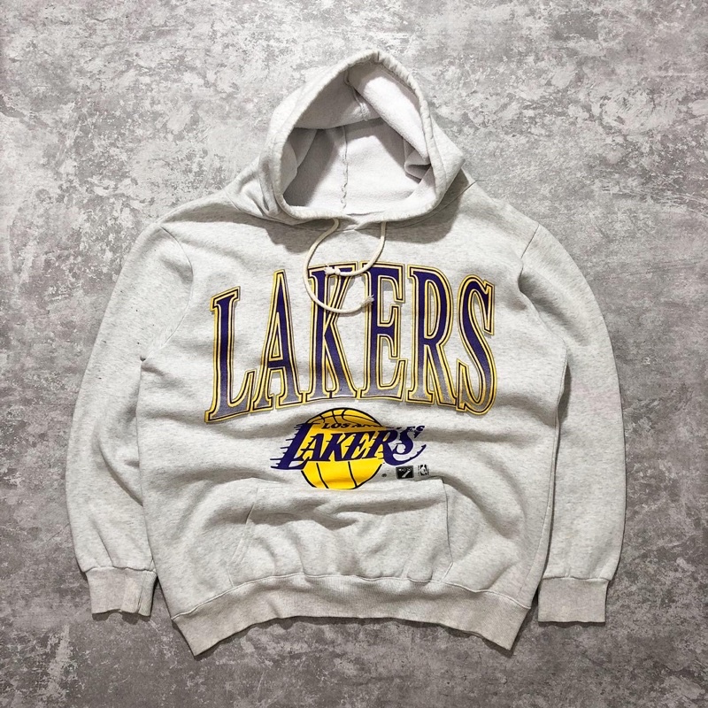 LAKERS LOS ANGELES LOGO 7 VINTAGE HOODIE