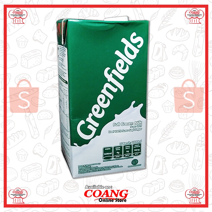 

GREENFIELDS FULL CREAM MILK 1 LITER - HANYA DARI 100% SUSU SEGAR PILIHAN