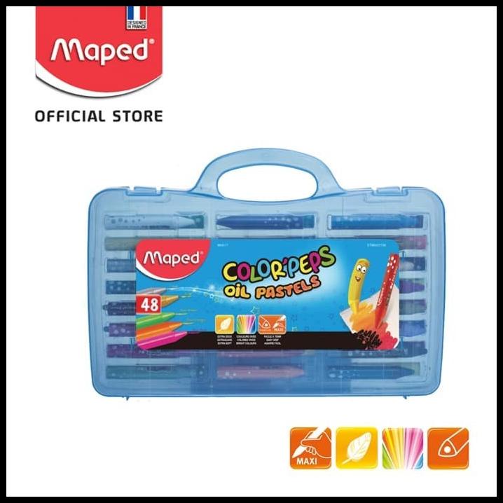 

Maped Oil Pastel 48 Warna Kemasan Plastic Box