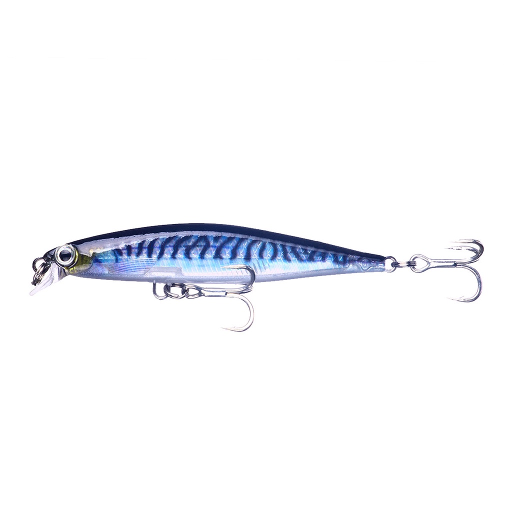 Hengjia Umpan Pancing Hardlure Bentuk Ikan Kecil 80mm 5.5g Dengan Kail Treble