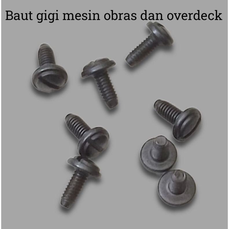 Baut gigi mesin obras industri/Overdeck