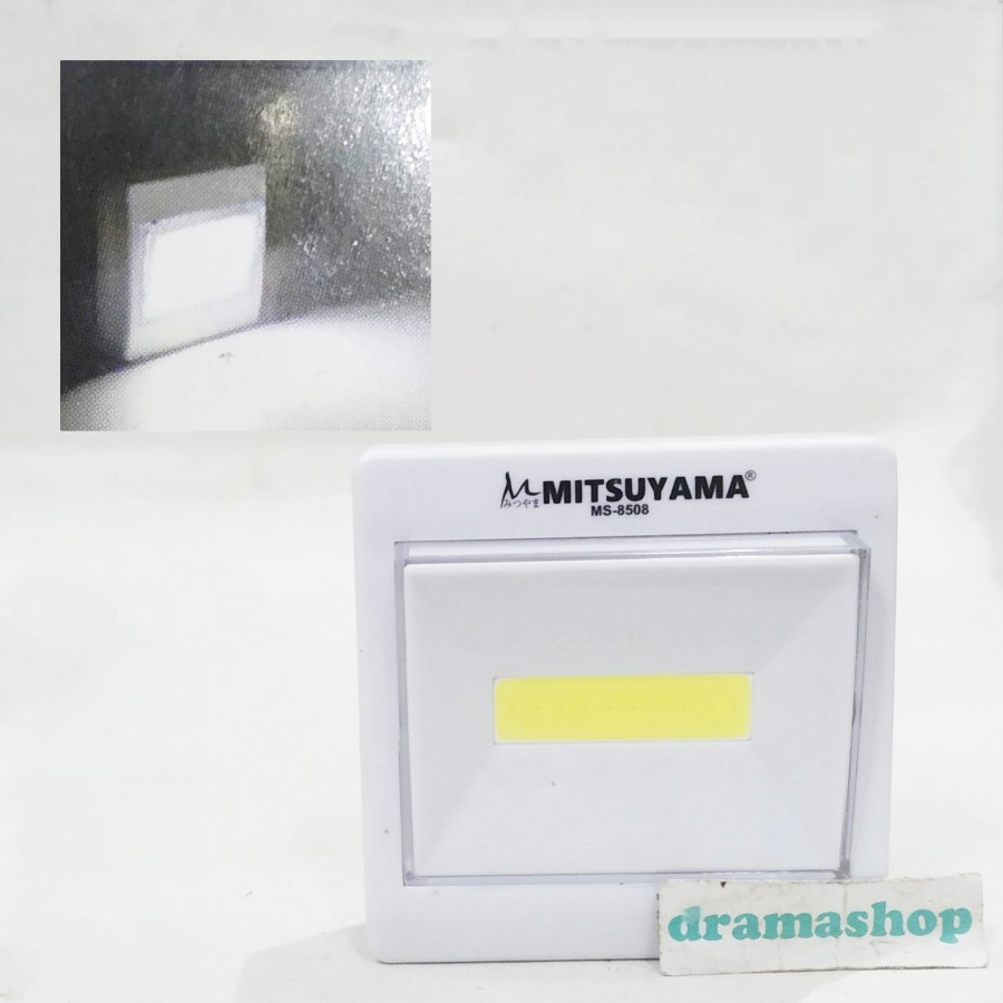 Lampu LED Light Switch Tempel Emergency Praktis Tenaga Baterai AAA